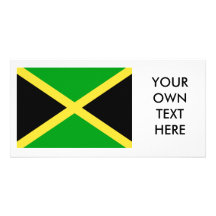 Bandera de Jamaica Plantilla Para Tarjeta De Foto