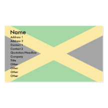 Bandera de Jamaica Tarjeta De Visita