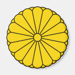 BANDERA DE JAPÓN - ESCUDO DE ARMAS - SELLO IMPERIA IMÁN DE FRIGORÍFICO