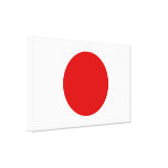 Bandera de Japón Impresión En Lienzo Estirada