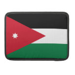 Bandera de Jordania Fundas Para Macbook Pro