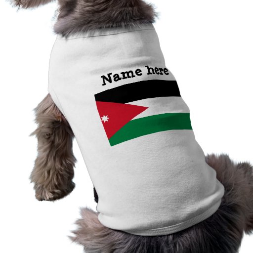 Bandera de Jordania Ropa De Perros