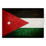 Bandera de Jordania Tarjetón