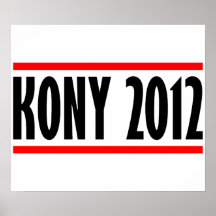 Bandera de José Kony de la parada de Kony 2012 Poster