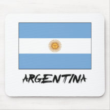 Bandera de la Argentina Alfombrilla De Ratón