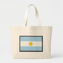 Bandera de la Argentina Bolsas De Mano