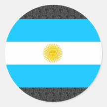 Bandera de la Argentina Etiqueta
