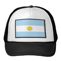 Bandera de la Argentina Gorras