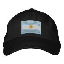 Bandera de la Argentina Gorros Bordados