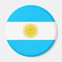 Bandera de la Argentina Imán De Frigorífico