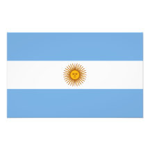 Bandera de la Argentina Impresiones Fotográficas