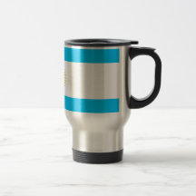 Bandera de la Argentina Taza De Café