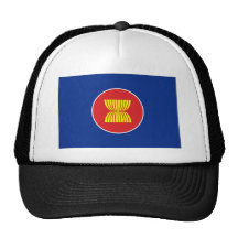 Bandera de la Asociación de Naciones del c@sureste Gorras De Camionero