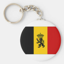 Bandera de la bandera del gobierno de Bélgica Llavero
