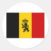 Bandera de la bandera del gobierno de Bélgica Pegatina