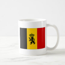 Bandera de la bandera del gobierno de Bélgica Taza De Café