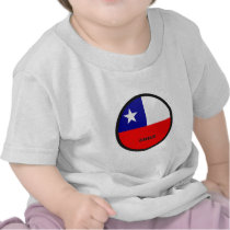 Bandera de la calidad de Chile Roundel T-shirts