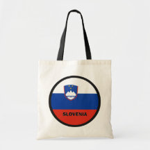 Bandera de la calidad de Eslovenia Roundel Bolsas
