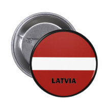 Bandera de la calidad de Letonia Roundel Pin