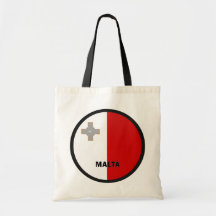 Bandera de la calidad de Malta Roundel Bolsas