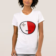 Bandera de la calidad de Malta Roundel Camisetas