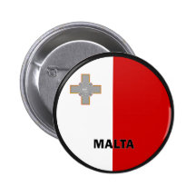 Bandera de la calidad de Malta Roundel Pin
