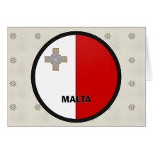 Bandera de la calidad de Malta Roundel Tarjeta