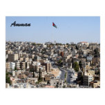 bandera de la ciudad de Amman Tarjetas Postales