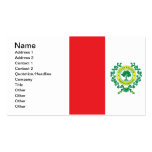 Bandera de la ciudad de Raleigh Tarjetas De Negocios
