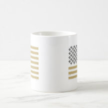 Bandera de la flor de lis tazas de café