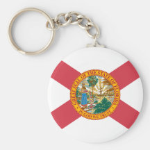 Bandera de la Florida Llavero Personalizado