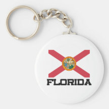 Bandera de la Florida Llavero Personalizado