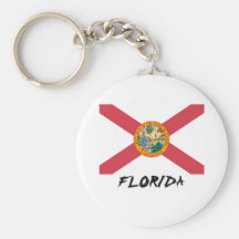 Bandera de la Florida Llavero Personalizado