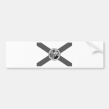 Bandera de la Florida Posterized Etiqueta De Parachoque