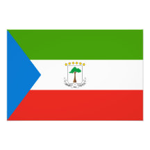 Bandera de la Guinea Ecuatorial Foto