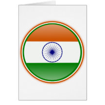 Bandera de la India Tarjetas
