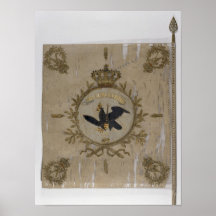 Bandera de la infantería prusiana impresiones