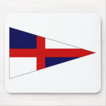 Bandera de la navegación de Irlanda Alfombrillas De Ratones