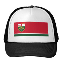 Bandera de la oferta de Nuevo-Ontario Gorro De Camionero