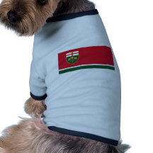 Bandera de la oferta de Nuevo-Ontario Prenda Mascota