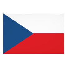 Bandera de la República Checa Arte Fotografico