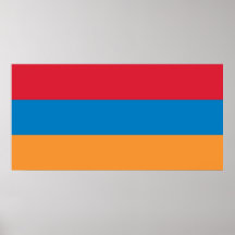 Bandera de la República de Armenia Poster