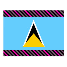 Bandera de la Santa Lucía Postal