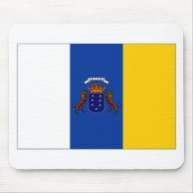 Bandera de las islas Canarias de España Alfombrilla De Raton