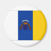 Bandera de las islas Canarias de España Iman De Nevera
