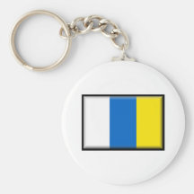 Bandera de las islas Canarias Llaveros Personalizados