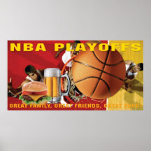 Bandera de las segundas fases del baloncesto de NB Poster