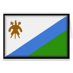 Bandera de Lesotho Tarjetas