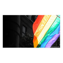 Bandera de LGBTQ Plantilla De Tarjeta Personal