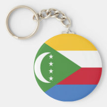 Bandera de los Comoro Llavero Personalizado